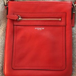COACH Crossbody in Bright Coral 💖